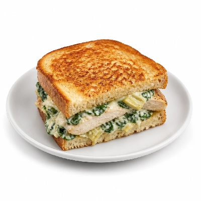 Granite City Food & Brewery Butcher Block Sandwiches Spinach & Artichoke Chicken