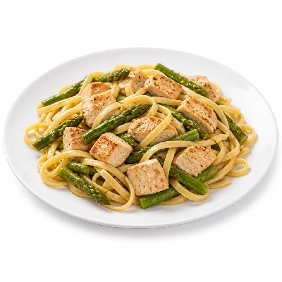 Granite City Food & Brewery Chicken & Asparagus Linguine