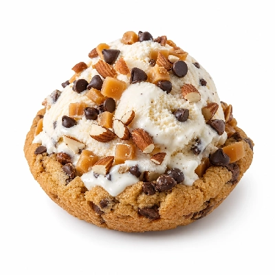 Granite City Food & Brewery Chocolate Chip Toffee Almond Cookie Sundae