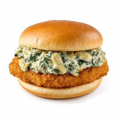 Granite City Food & Brewery Spinach and Artichoke Chicken Sandwich
