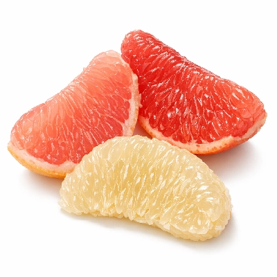 Grapefruit raw pink and red white all areas