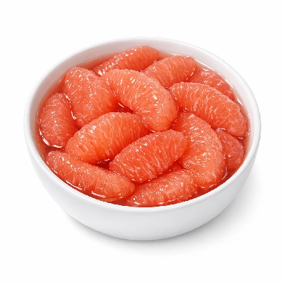 Grapefruit sections canned light syrup pack solids and liquids