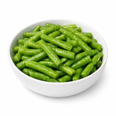 Green beans boiled without salt