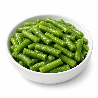 Green beans frozen boiled without salt
