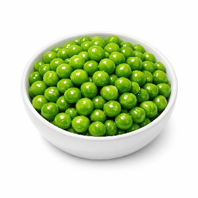 Green peas frozen boiled without salt