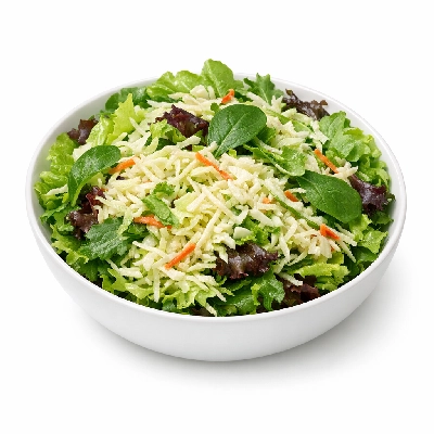Green Salad with Coleslaw
