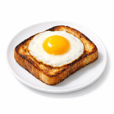 Grilled Bread with Egg