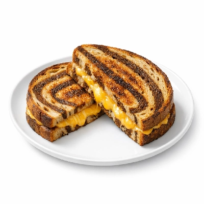 Grilled Cheese on Marble Rye