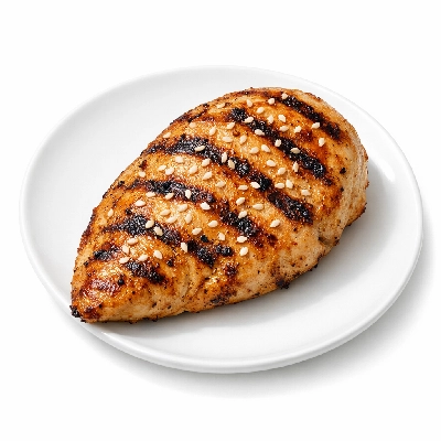 Grilled Chicken Breast with Sesame Seeds