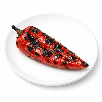 Grilled chili pepper