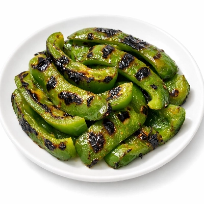 Grilled Green Bell Pepper