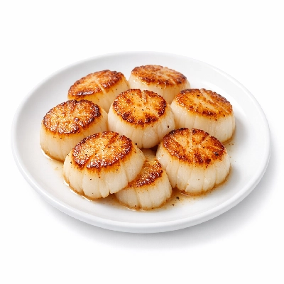 Grilled scallops