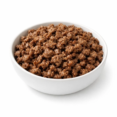 Ground beef baked 80% lean 20% fat
