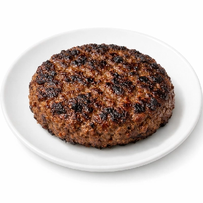 Ground beef patty broiled 93% lean 7% fat