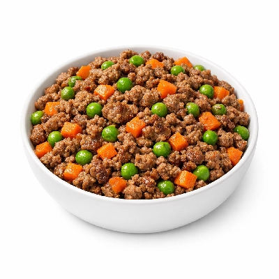 Ground Beef with Peas and Carrots