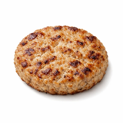 Ground turkey fat free patties broiled