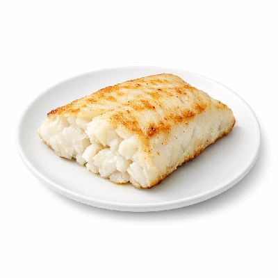 Haddock cooked dry heat