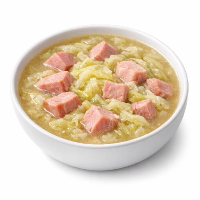 Ham and cabbage soup