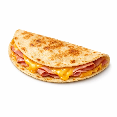 Ham and cheese quesadilla