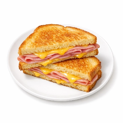 Ham and cheese sandwich