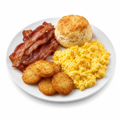 Hardee's Breakfast Big Country Platter Bacon