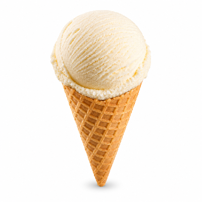 Hardee's Desserts Single Scoop Ice Cream Cone
