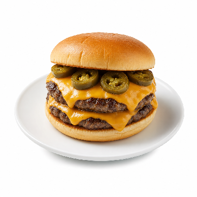 Hardee's Jalapeno Double Cheeseburger