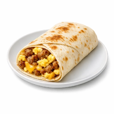 Hardee's Sausage Egg & Cheese Wrap