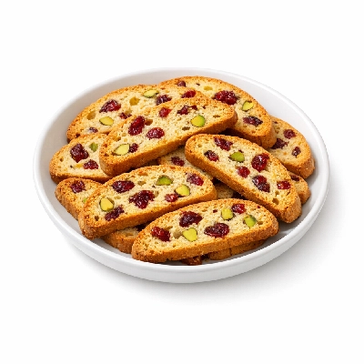 Healthyish Cranberry & Pistachio Biscotti