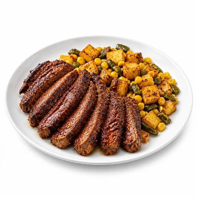 HelloFresh Adobo Loco Steak with a Poblano Corn and Crispy Potato Hash