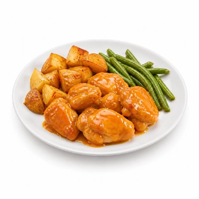 HelloFresh Amazing Apricot Chicken with Roasted Potatoes and Green Beans