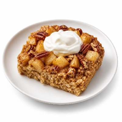 HelloFresh Apple Pecan Breakfast Oatmeal Bake with Greek Yogurt