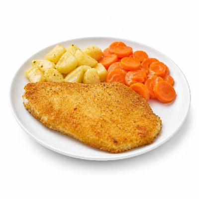 HelloFresh Baked and Breaded Sole with Buttered Potatoes and Carrots