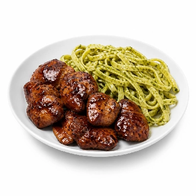 HelloFresh Balsamic Chicken Dinner with a Pesto Pasta for Lunch