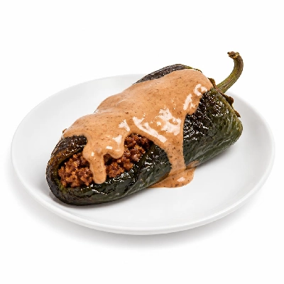 HelloFresh Beef Chiles Rellenos with Poblano Peppers and Chipotle Sauce