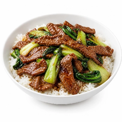 HelloFresh Beef Sizzle Stir-Fry with Bok Choy over Jasmine Rice
