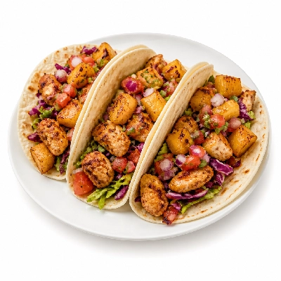HelloFresh Caramelised Pineapple Chicken Tacos