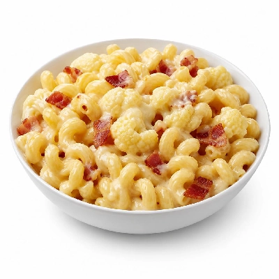 HelloFresh Cauliflower Bacon Mac 'N' Cheese with Cavatappi Pasta