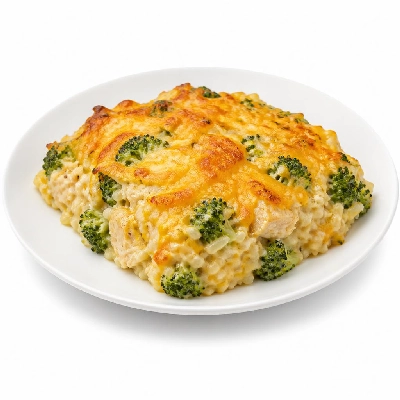 HelloFresh Cheesy Chicken Casserole with Broccoli and Rice