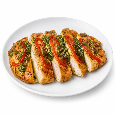 HelloFresh Chicken Cutlets with Scallion Sriracha Pesto