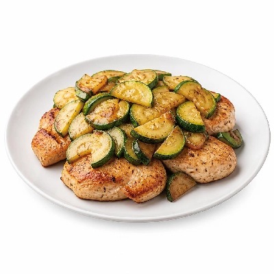HelloFresh Chicken Under a Zucchini Blanket