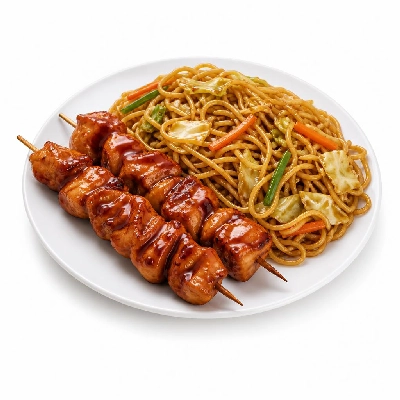 HelloFresh Chicken Yakitori with Chuka Soba Stir-Fry
