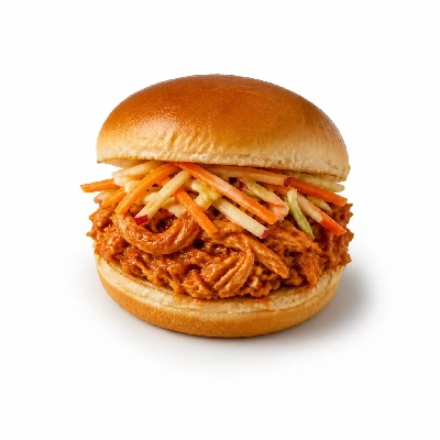 HelloFresh Chipotle Pulled Chicken Sandwiches with Carrot Apple Slaw