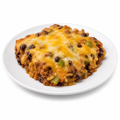 HelloFresh Chipotle Taco Casserole with Beans Green Pepper and Mexican Cheese