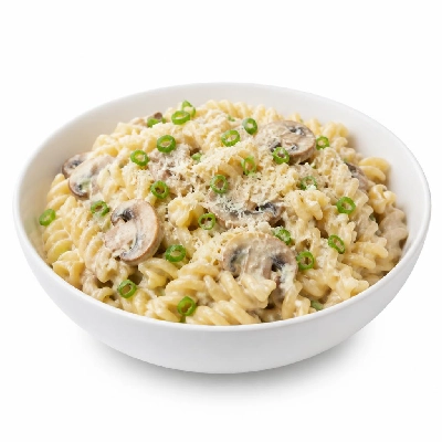 HelloFresh Creamy Dreamy Mushroom Fusilli with Scallions and Parmesan