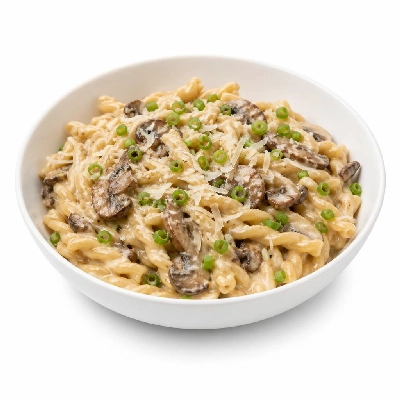 HelloFresh Creamy Dreamy Mushroom Gemelli with Scallions and Parmesan