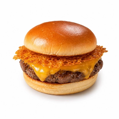 HelloFresh Crispy Cheddar Frico Cheeseburger