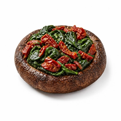 HelloFresh Florentine Stuffed Portobellos with Spinach & Sun-Dried Tomato