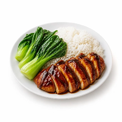 HelloFresh Glazed Teriyaki Chicken with Bok Choy and Coconut Rice