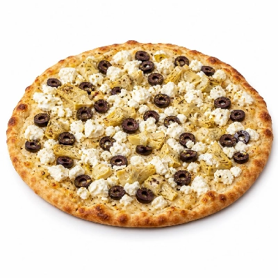 HelloFresh Greek Flatbread with Olives Feta & Artichokes